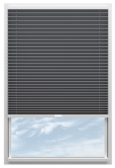 Solaris, Lupa Grey - Clip Fit Pleated Blind